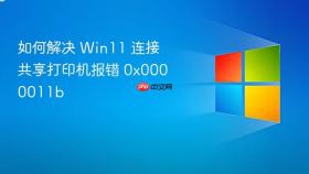 如何解决 Win11 连接共享打印机报错 0x0000011b
