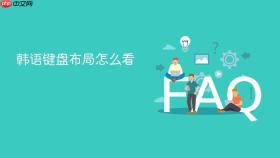 韩语键盘布局怎么看