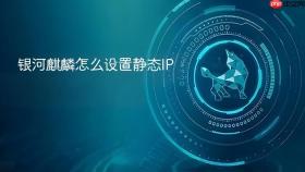 银河麒麟怎么设置静态ip