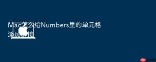 mac怎么给numbers里的单元格添加链接
