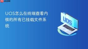 uos怎么在终端查看内核的所有已挂载文件系统
