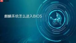 麒麟系统怎么进入BIOS