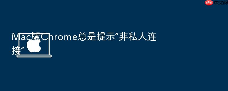 mac版chrome总是提示“非私人连接”