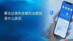 薪乐达里的余额无法提现是什么原因
