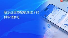 薪乐达里的钱被冻结了如何申请解冻