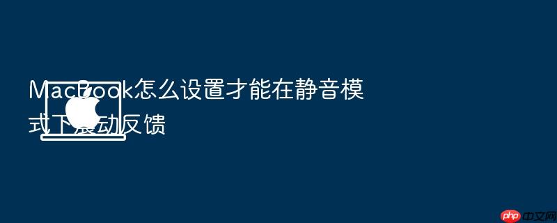 macbook怎么设置才能在静音模式下震动反馈