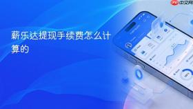 薪乐达提现手续费怎么计算的