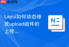 Layui如何动态修改upload组件的上传URL地址