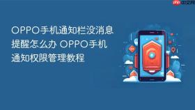 OPPO手机通知栏没消息提醒怎么办 OPPO手机通知权限管理教程