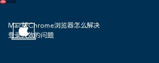 Mac版Chrome浏览器怎么解决登录失效的问题