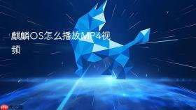麒麟OS怎么播放MP4视频