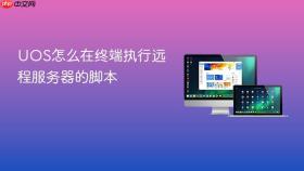 uos怎么在终端执行远程服务器的脚本