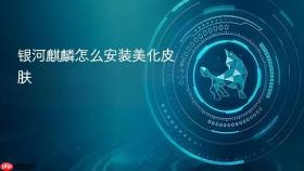 银河麒麟怎么安装美化皮肤