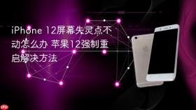 iPhone 12屏幕失灵点不动怎么办 苹果12强制重启解决方法