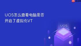 uos怎么查看电脑是否开启了虚拟化vt