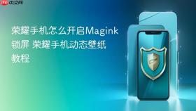 荣耀手机怎么开启magink锁屏 荣耀手机动态壁纸教程
