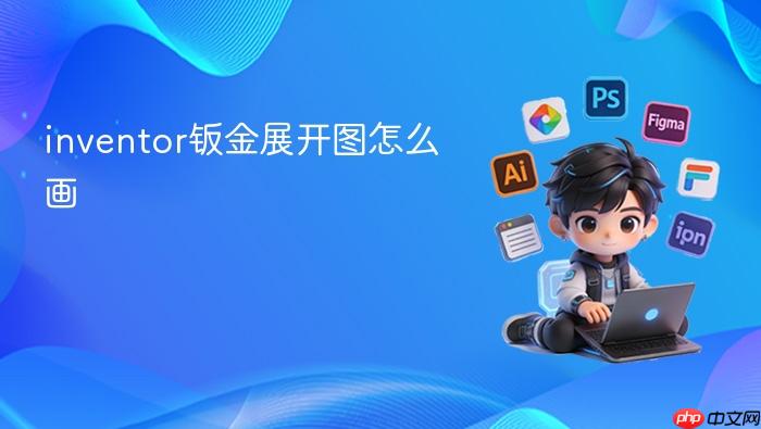 inventor钣金展开图怎么画