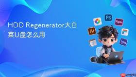 hdd regenerator大白菜u盘怎么用