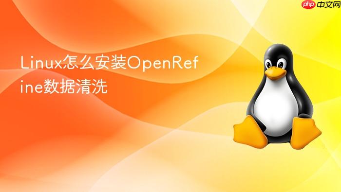 linux怎么安装openrefine数据清洗