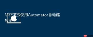 mac怎么使用automator自动缩放图片