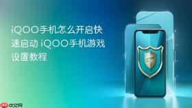 iQOO手机怎么开启快速启动 iQOO手机游戏设置教程