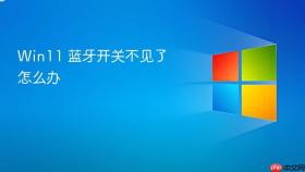 win11 蓝牙开关不见了怎么办