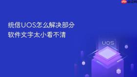 统信uos怎么解决部分软件文字太小看不清