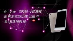 iPhone 18如何一键清除所有浏览器历史记录 苹果18清理教程
