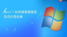 win11 如何查看硬盘是固态还是机械
