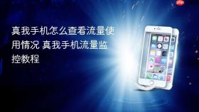 真我手机怎么查看流量使用情况 真我手机流量监控教程