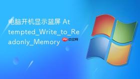 电脑开机显示蓝屏 attempted_write_to_readonly_memory