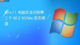 win11 电脑无法识别第二个 m.2 nvme 固态硬盘