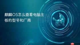 麒麟os怎么查看电脑主板的型号和厂商