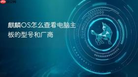 麒麟OS怎么查看电脑主板的型号和厂商