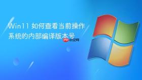 win11 如何查看当前操作系统的内部编译版本号