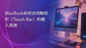 macbook如何关闭触控栏(touch bar)的键入预测