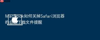macbook如何关掉safari浏览器的自动下载文件提醒