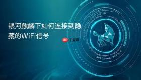 银河麒麟下如何连接到隐藏的wifi信号
