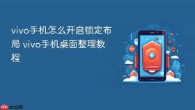 vivo手机怎么开启锁定布局 vivo手机桌面整理教程
