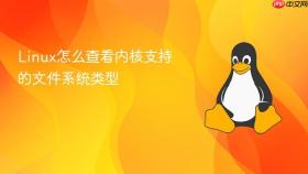 linux怎么查看内核支持的文件系统类型