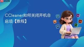 ccleaner如何关闭开机自启项【教程】