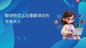 翻译狗怎么设置翻译后的字体大小