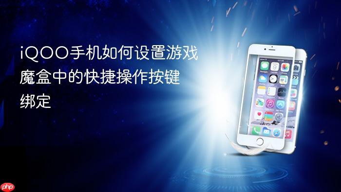 iqoo手机如何设置游戏魔盒中的快捷操作按键绑定