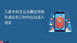 三星手机怎么设置应用锁在退出后三秒内自动进入锁定