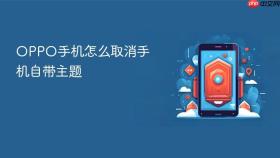 oppo手机怎么取消手机自带主题