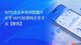 wps怎么手机识别图片文字 wps拍照转文字方法【教程】