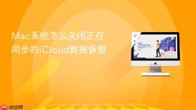Mac系统怎么关闭正在同步的iCloud数据恢复
