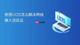 统信uos怎么解决网线接入没反应
