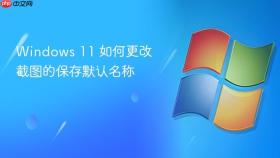 Windows 11 如何更改截图的保存默认名称