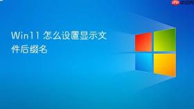 win11 怎么设置显示文件后缀名